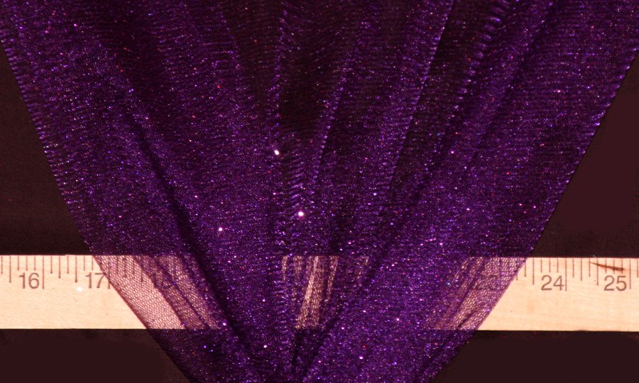 Purple Sparkle Glitter TulleWHOLESALE FABRIC 20 Yard Bolt Closest