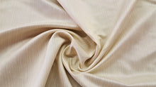 Discount Fabric ANTIQUE SATIN Light Beige Stripe Drapery