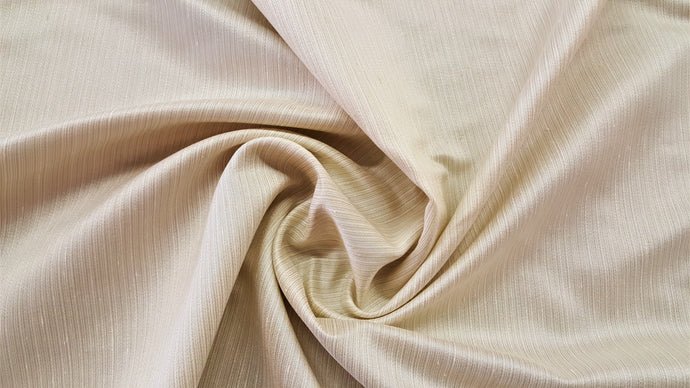 Discount Fabric ANTIQUE SATIN Light Beige Stripe Drapery