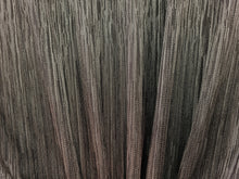 Discount Fabric JACQUARD Taupe & Brown Stripe Drapery