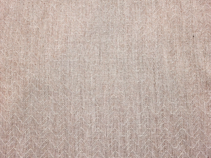 Discount Fabric OPEN WEAVE DRAPERY Tan & Ivory Chevron