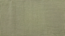 Discount Fabric DRAPERY Green & Ivory Check