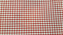 1/4" Red Gingham - WHOLESALE FABRIC - 20 Yard Bolt