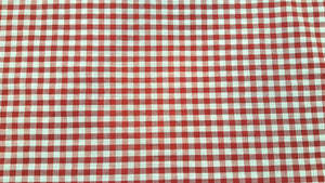 1/4" Red Gingham - WHOLESALE FABRIC - 20 Yard Bolt
