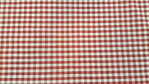 1/4" Red Gingham Fabric