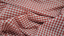 1/4" Red Gingham - WHOLESALE FABRIC - 20 Yard Bolt