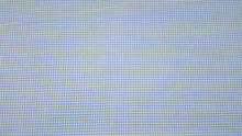 1/16th" Blue Gingham Fabric