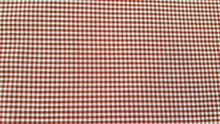 1/8" Red Gingham Fabric