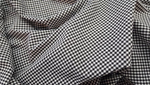 1/8" Black Gingham Fabric