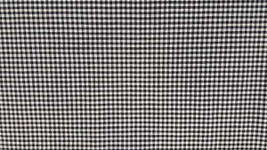 1/8" Black Gingham Fabric