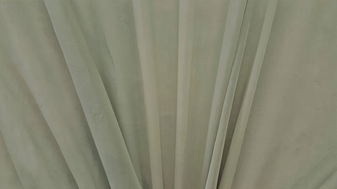 Discount Fabric SHEER Sage Crushed Voile Drapery