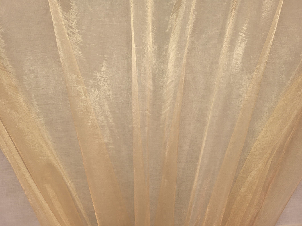 Antique Gold Organza Fabric