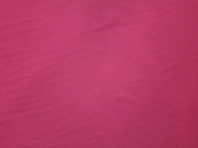 Hot Pink Poplin Fabric - By The Yard