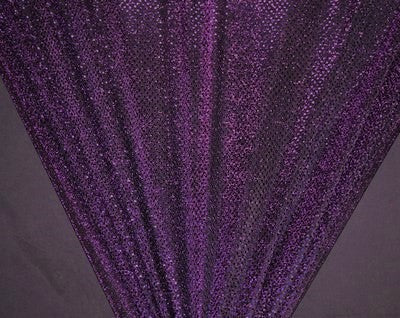 Purple Dot Sequin Knit - WHOLESALE FABRIC - 12 Yard Bolt