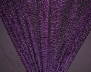 Purple Dot Sequin Knit Fabric