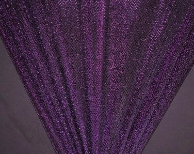 Purple Dot Sequin Knit Fabric