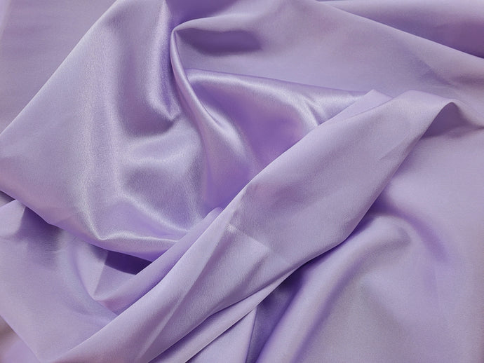 Dusty Lilac Crepe Back Satin Fabric