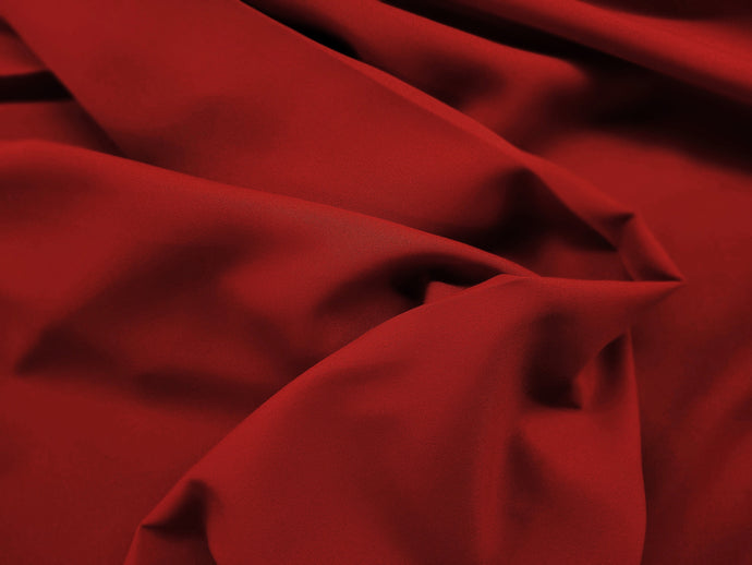 Red Poplin - WHOLESALE FABRIC - 15 Yard Bolt