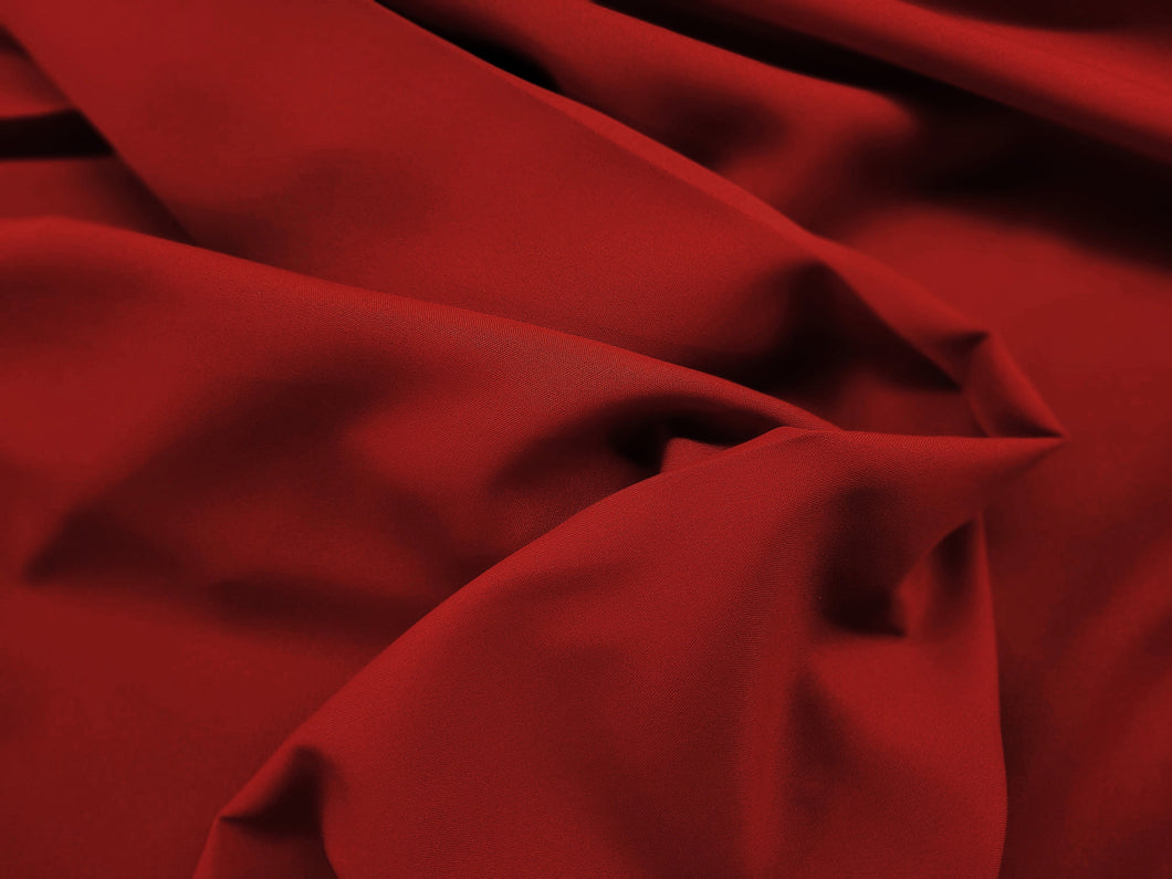 Red Poplin - WHOLESALE FABRIC - 15 Yard Bolt