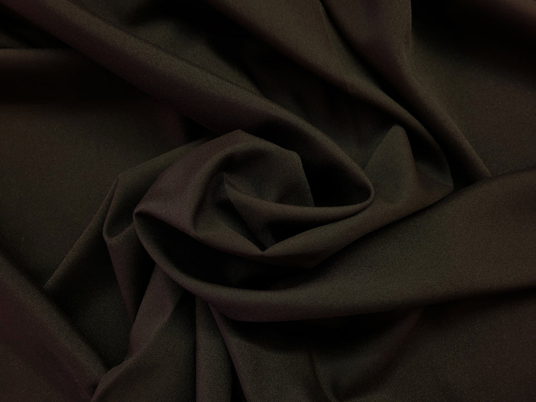 Brown Poplin - WHOLESALE FABRIC - 15 Yard Bolt