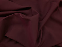 Burgundy Poplin Fabric