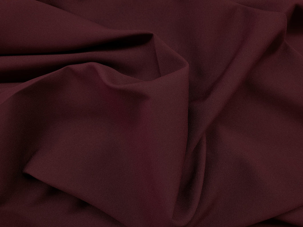 Burgundy Poplin Fabric