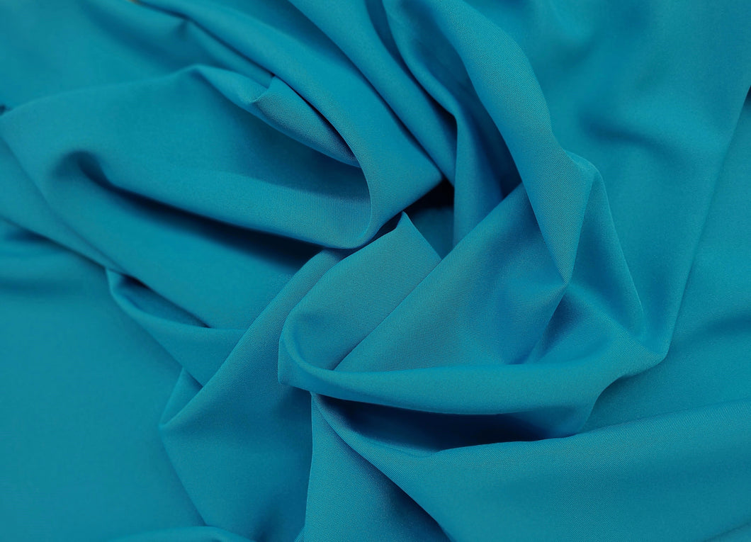 Turquoise Poplin - WHOLESALE FABRIC - 15 Yard Bolt