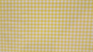 1/4" Yellow Gingham - WHOLESALE FABRIC - 20 Yard Bolt