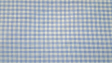1/4" Blue Gingham Fabric