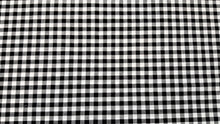1/4" Black Gingham - WHOLESALE FABRIC - 20 Yard Bolt