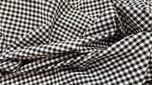 1/4" Black Gingham - WHOLESALE FABRIC - 20 Yard Bolt