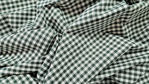 1/4" Hunter Gingham - WHOLESALE FABRIC - 20 Yard Bolt