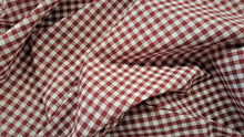 1/4" Berry Gingham Fabric