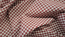 1/4" Berry Gingham - WHOLESALE FABRIC - 20 Yard Bolt