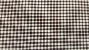 1/4" Brown Gingham - WHOLESALE FABRIC - 20 Yard Bolt