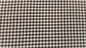 1/4" Brown Gingham - WHOLESALE FABRIC - 20 Yard Bolt
