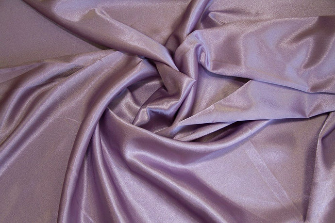 Dusty Lilac Crepe Back Satin - WHOLESALE FABRIC - 15 Yard Bolt