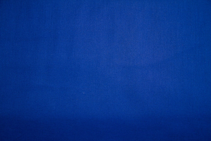 Royal Blue 100% Cotton Harvest Broadcloth Fabric