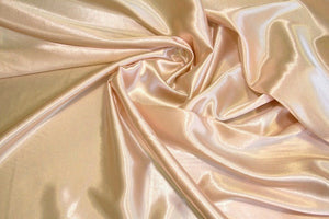 Champagne Crepe Back Satin - WHOLESALE FABRIC - 15 Yard Bolt