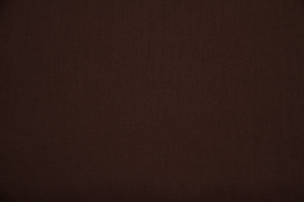 Brown 100% Cotton Carolina Broadcloth - WHOLESALE FABRIC - 20 Yard Bolt
