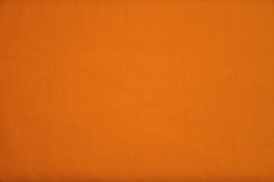 Tangerine 100% Cotton Carolina Broadcloth Fabric - By the Yard