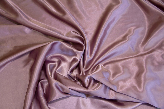 Dusty Lilac Charmeuse Satin - WHOLESALE FABRIC - 15 Yard Bolt
