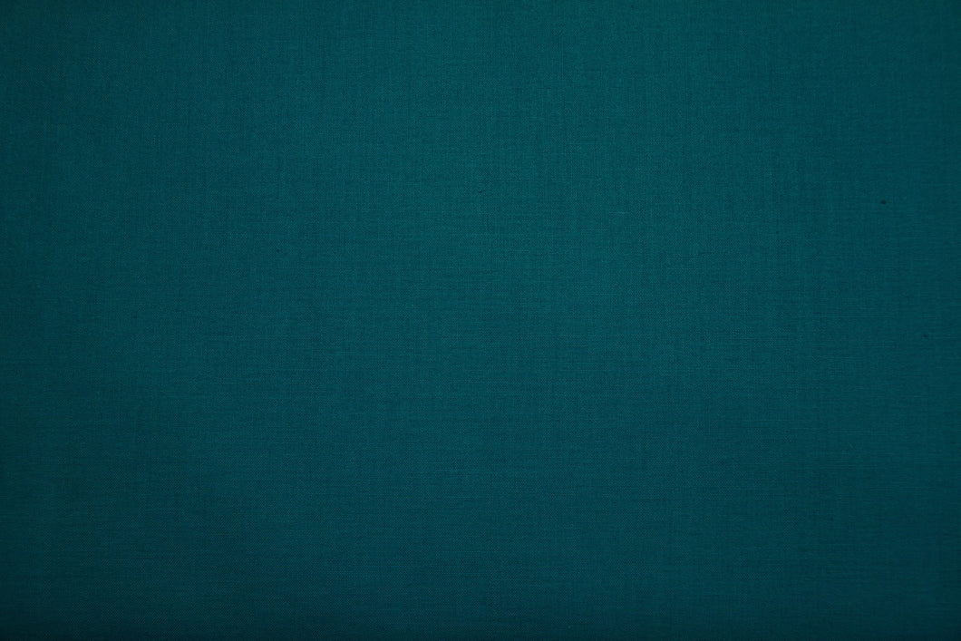 Teal 100% Cotton Carolina Broadcloth - WHOLESALE FABRIC - 20 Yard Bolt