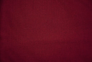 Burgundy 100% Cotton Carolina Broadcloth Fabric - By the Yard