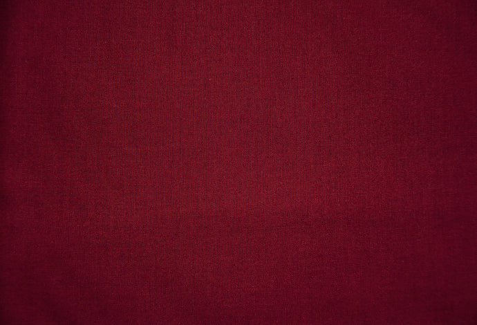 Burgundy 100% Cotton Carolina Broadcloth Fabric - By the Yard