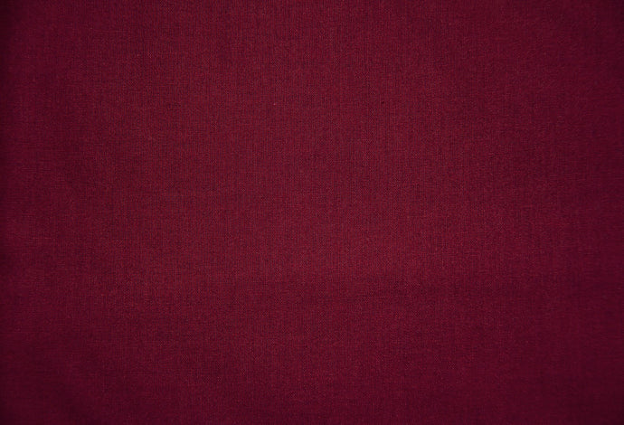 Claret 100% Cotton Carolina Broadcloth Fabric - By the Yard