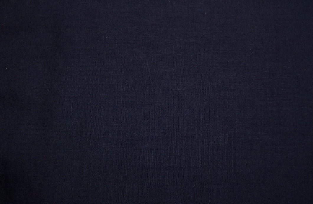 Navy Polycotton Liberty Broadcloth - WHOLESALE FABRIC - 20 Yard Bolt