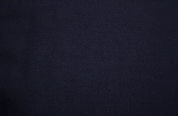 Navy Polycotton Liberty Broadcloth Fabric