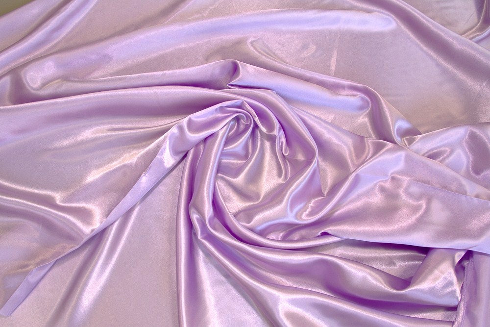 Lavender Charmeuse Satin Fabric