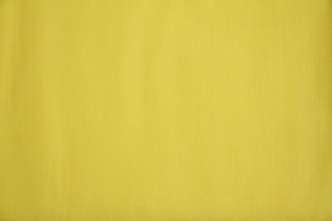 Yellow Polycotton Liberty Broadcloth Fabric